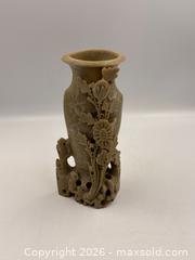 MaxSold Auction: Hand Carved Soapstone Vase - Oakville (Ontario, Canada) PARTNER MANAGED Estate Sale Online Auction - Lakeshore Road West