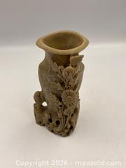 MaxSold Auction: Hand Carved Soapstone Vase - Oakville (Ontario, Canada) PARTNER MANAGED Estate Sale Online Auction - Lakeshore Road West