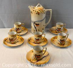 MaxSold Auction: Hand Painted Chocolate Set or Cocoa Pot with 6 Matching Cups and Saucers - Oakville (Ontario, Canada) PARTNER MANAGED Estate Sale Online Auction - Lakeshore Road West