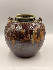 MaxSold Auction: Japanese Shigaraki Ware Studio Pottery Vase. Signed - Oakville (Ontario, Canada) PARTNER MANAGED Estate Sale Online Auction - Lakeshore Road West