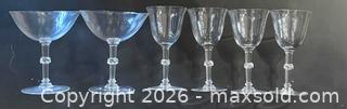MaxSold Auction: Lalique Beaugency Crystal Wine and Champagne Glasses   - Oakville (Ontario, Canada) PARTNER MANAGED Estate Sale Online Auction - Lakeshore Road West