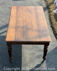 MaxSold Auction: Large, Heavy Dining Room Table on Castors  - Oakville (Ontario, Canada) PARTNER MANAGED Estate Sale Online Auction - Lakeshore Road West