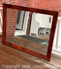 MaxSold Auction: Large Heavy Solid Wood Framed Antique Mirror. - Oakville (Ontario, Canada) PARTNER MANAGED Estate Sale Online Auction - Lakeshore Road West