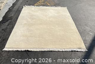 MaxSold Auction: Large Ivory Wool Area Rug - Oakville (Ontario, Canada) PARTNER MANAGED Estate Sale Online Auction - Lakeshore Road West