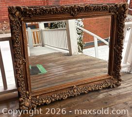 MaxSold Auction: Large Ornately Framed Carved Mirror - Oakville (Ontario, Canada) PARTNER MANAGED Estate Sale Online Auction - Lakeshore Road West