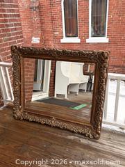 MaxSold Auction: Large Ornately Framed Carved Mirror - Oakville (Ontario, Canada) PARTNER MANAGED Estate Sale Online Auction - Lakeshore Road West