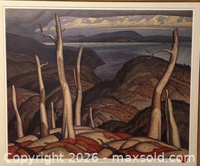 MaxSold Auction: Limited Edition Numbered Print, Titled "October Lake Superior" Signed "By A.J. Casson" - Oakville (Ontario, Canada) PARTNER MANAGED Estate Sale Online Auction - Lakeshore Road West