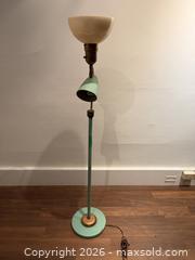 MaxSold Auction: MCM Mid Century Modern Floor Lamp with Metal, Glass Shade and Paper Shades - Oakville (Ontario, Canada) PARTNER MANAGED Estate Sale Online Auction - Lakeshore Road West
