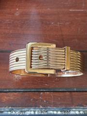 MaxSold Auction: Michael Kors Rose Gold-Tone Buckle Bangle Bracelet / Monet Gold Tone Brooch - Oakville (Ontario, Canada) PARTNER MANAGED Estate Sale Online Auction - Lakeshore Road West