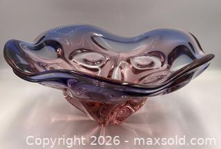 MaxSold Auction: Mid-Century Modern Josef Hospodka Chribska Art Glass Bowl. Circa 1960s - Oakville (Ontario, Canada) PARTNER MANAGED Estate Sale Online Auction - Lakeshore Road West