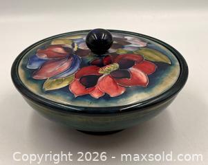 MaxSold Auction: Moorcroft Lidded Bowl - Oakville (Ontario, Canada) PARTNER MANAGED Estate Sale Online Auction - Lakeshore Road West