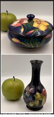 MaxSold Auction: Moorcroft Lidded Dish and Moorcroft Vase. Signed - Oakville (Ontario, Canada) PARTNER MANAGED Estate Sale Online Auction - Lakeshore Road West