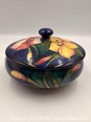 MaxSold Auction: Moorcroft Lidded Dish and Moorcroft Vase. Signed - Oakville (Ontario, Canada) PARTNER MANAGED Estate Sale Online Auction - Lakeshore Road West