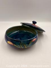 MaxSold Auction: Moorcroft Lidded Dish and Moorcroft Vase. Signed - Oakville (Ontario, Canada) PARTNER MANAGED Estate Sale Online Auction - Lakeshore Road West