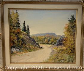 MaxSold Auction: Original Oil Painting, "Algoma" Ontario, Signed by artist M.F. Kousal  - Oakville (Ontario, Canada) PARTNER MANAGED Estate Sale Online Auction - Lakeshore Road West