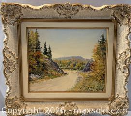 MaxSold Auction: Original Oil Painting, "Algoma" Ontario, Signed by artist M.F. Kousal  - Oakville (Ontario, Canada) PARTNER MANAGED Estate Sale Online Auction - Lakeshore Road West