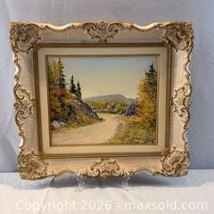 MaxSold Auction: Original Oil Painting, "Algoma" Ontario, Signed by artist M.F. Kousal  - Oakville (Ontario, Canada) PARTNER MANAGED Estate Sale Online Auction - Lakeshore Road West