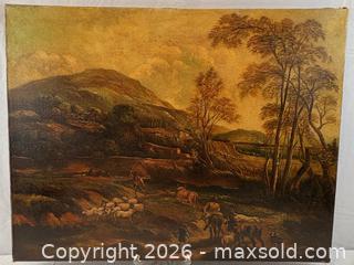 MaxSold Auction: Original Oil Painting of Classical Landscape - Oakville (Ontario, Canada) PARTNER MANAGED Estate Sale Online Auction - Lakeshore Road West
