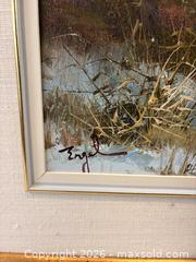 MaxSold Auction: Original Oil Painting of Lighthouse Coastal Scene Signed by artist Engel - Oakville (Ontario, Canada) PARTNER MANAGED Estate Sale Online Auction - Lakeshore Road West