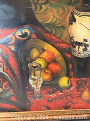 MaxSold Auction: Original Oil Painting of Still Life in Ornate Gilded Frame. Signed - Oakville (Ontario, Canada) PARTNER MANAGED Estate Sale Online Auction - Lakeshore Road West