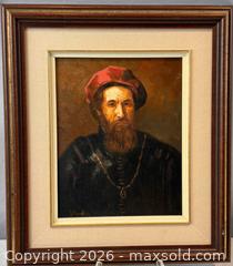 MaxSold Auction: Original Oil Painting Portrait. Signed by Artist John Stranberg (1911 - 1996) - Oakville (Ontario, Canada) PARTNER MANAGED Estate Sale Online Auction - Lakeshore Road West