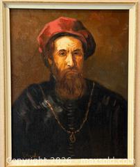 MaxSold Auction: Original Oil Painting Portrait. Signed by Artist John Stranberg (1911 - 1996) - Oakville (Ontario, Canada) PARTNER MANAGED Estate Sale Online Auction - Lakeshore Road West