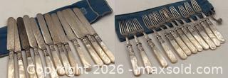 MaxSold Auction: Primus English Plate Set of Fruit Cutting Utensil nd Forks with Mother of Pearl Handles - Oakville (Ontario, Canada) PARTNER MANAGED Estate Sale Online Auction - Lakeshore Road West