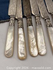 MaxSold Auction: Primus English Plate Set of Fruit Cutting Utensil nd Forks with Mother of Pearl Handles - Oakville (Ontario, Canada) PARTNER MANAGED Estate Sale Online Auction - Lakeshore Road West