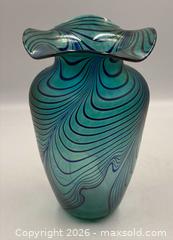 MaxSold Auction: Robert Held Art Glass Iridescent Hand Blown Vase  - Oakville (Ontario, Canada) PARTNER MANAGED Estate Sale Online Auction - Lakeshore Road West