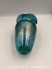 MaxSold Auction: Robert Held Art Glass Iridescent Hand Blown Vase  - Oakville (Ontario, Canada) PARTNER MANAGED Estate Sale Online Auction - Lakeshore Road West