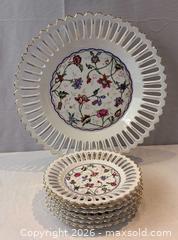 MaxSold Auction: Serving Plates and Matching Dessert Plates, "Florence" Designed by J Furmani - Oakville (Ontario, Canada) PARTNER MANAGED Estate Sale Online Auction - Lakeshore Road West