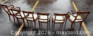 MaxSold Auction: Set 6 of Antique Mahogany Dining Room Chairs - Oakville (Ontario, Canada) PARTNER MANAGED Estate Sale Online Auction - Lakeshore Road West