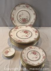MaxSold Auction: Set Royal Doulton Fine Bone China Plates, "Canton" Pattern - Oakville (Ontario, Canada) PARTNER MANAGED Estate Sale Online Auction - Lakeshore Road West