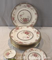 MaxSold Auction: Set Royal Doulton Fine Bone China Plates, "Canton" Pattern - Oakville (Ontario, Canada) PARTNER MANAGED Estate Sale Online Auction - Lakeshore Road West