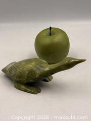 MaxSold Auction: Signed Stone by Inuit Carver Noah Nowdlak (Nowdluk)  - Oakville (Ontario, Canada) PARTNER MANAGED Estate Sale Online Auction - Lakeshore Road West