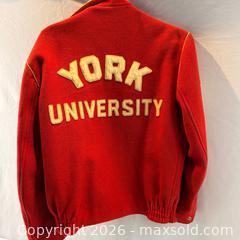 MaxSold Auction: Vintage 1972 York University Science Jacket - Oakville (Ontario, Canada) PARTNER MANAGED Estate Sale Online Auction - Lakeshore Road West