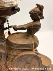 MaxSold Auction: Vintage Art Deco Spelter Desk Lamp Featuring Gladiator in Chariot - Oakville (Ontario, Canada) PARTNER MANAGED Estate Sale Online Auction - Lakeshore Road West