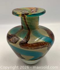 MaxSold Auction: Vintage Blown Glass Vase from Mdina, 1970s - Oakville (Ontario, Canada) PARTNER MANAGED Estate Sale Online Auction - Lakeshore Road West