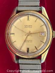 MaxSold Auction: Vintage Gruen Precision Auto Wind Watch. Circa 1950s  - Oakville (Ontario, Canada) PARTNER MANAGED Estate Sale Online Auction - Lakeshore Road West