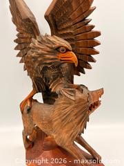 MaxSold Auction: Vintage Hand Carved Wooden Sculpture  - Oakville (Ontario, Canada) PARTNER MANAGED Estate Sale Online Auction - Lakeshore Road West