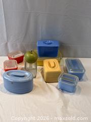 MaxSold Auction: Vintage MCM Cook and Serve Lidded Dishes: Hall China Company and Pyrex - Oakville (Ontario, Canada) PARTNER MANAGED Estate Sale Online Auction - Lakeshore Road West