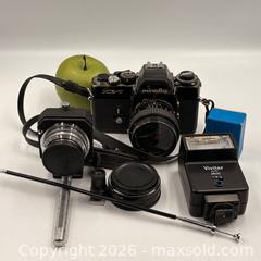 MaxSold Auction: Vintage Minolta XE-7 and Accessories  - Oakville (Ontario, Canada) PARTNER MANAGED Estate Sale Online Auction - Lakeshore Road West