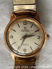 MaxSold Auction: Vintage Roamer Super-Shock Wristwatch. Circa 1950s   - Oakville (Ontario, Canada) PARTNER MANAGED Estate Sale Online Auction - Lakeshore Road West