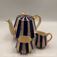 MaxSold Auction: Vintage Sadler Art Deco Style Teapot and Matching Cream and Sugar - Oakville (Ontario, Canada) PARTNER MANAGED Estate Sale Online Auction - Lakeshore Road West