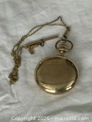MaxSold Auction: Waltham Gold Filled Pocket Watch with Gold Plated Fob. Circa 1908 - Oakville (Ontario, Canada) PARTNER MANAGED Estate Sale Online Auction - Lakeshore Road West