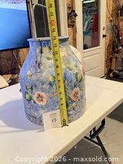 MaxSold Auction: Beautiful painted antique milk jug - North Grenville (Ontario, Canada) SELLER MANAGED Reseller Online Auction - County Road 19