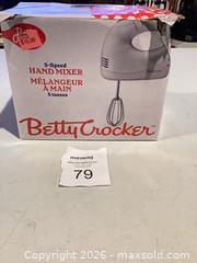 MaxSold Auction: Betty Crocker - North Grenville (Ontario, Canada) SELLER MANAGED Reseller Online Auction - County Road 19