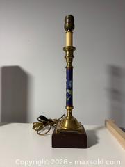 MaxSold Auction: Vintage Cloisonne Lamp Stand - Toronto (Ontario, Canada) SELLER MANAGED Downsizing Online Auction - Yonge (CONDO)