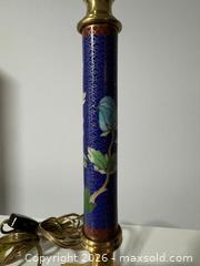 MaxSold Auction: Vintage Cloisonne Lamp Stand - Toronto (Ontario, Canada) SELLER MANAGED Downsizing Online Auction - Yonge (CONDO)