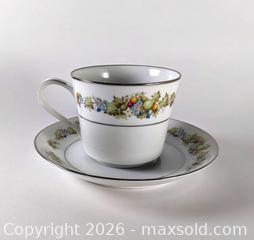 MaxSold Auction: Vintage Noritake Nitto Ware - Diane Pattern - 6 Piece Place Setting - Toronto (Ontario, Canada) SELLER MANAGED Downsizing Online Auction - Yonge (CONDO)
